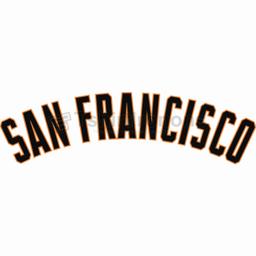 San Francisco Giants T-shirts Iron On Transfers N1900